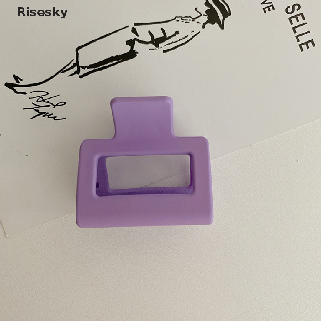 Kẹp Tóc Hình Con Cua Màu Trơn Phong Cách Hàn Quốc