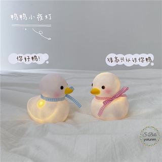 {Oni Sauce}🍦  Đèn Ngủ Hình Chú Vịt Dễ Thương Phong Cách Hàn Quốc Dành Cho Học Sinh