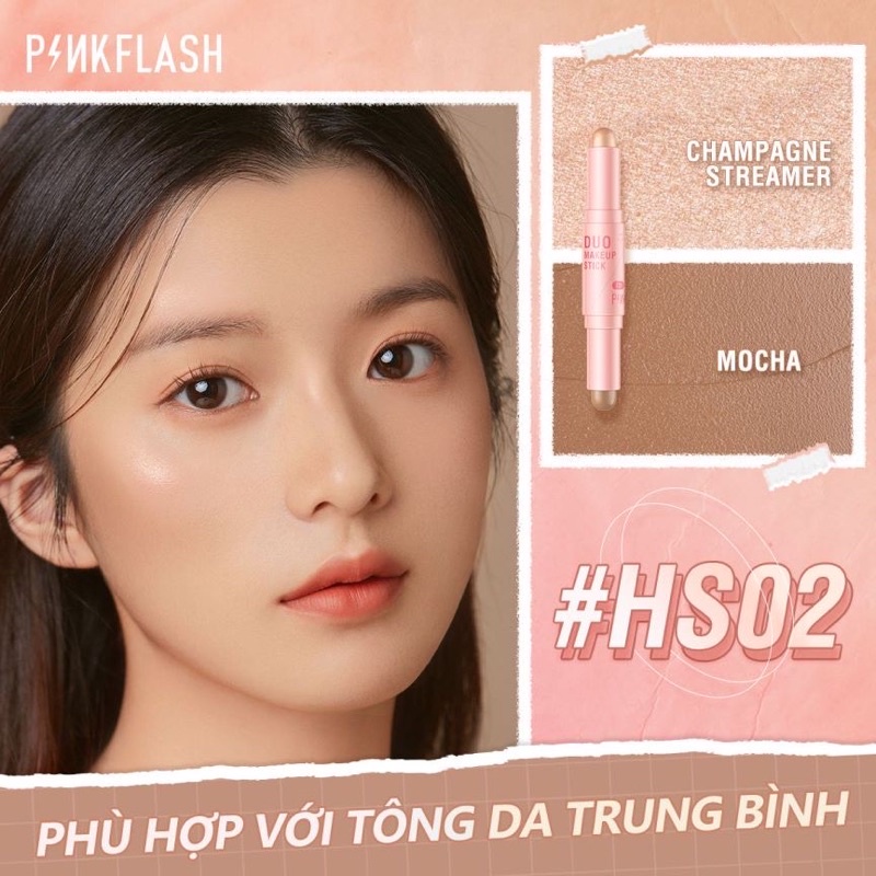 THANH TẠO KHỐI BẮT SÁNG 3D DUO MAKEUP STICK