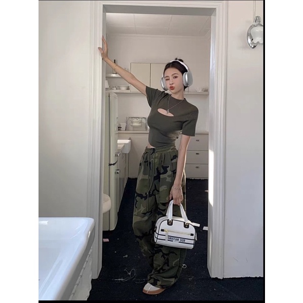 Áo len body cut-out tay rời dân chơi hàng QC