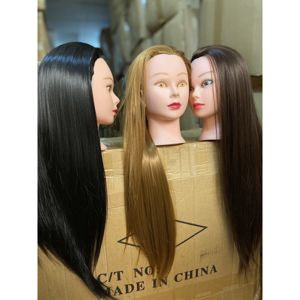 Đầu manocanh tóc nữ