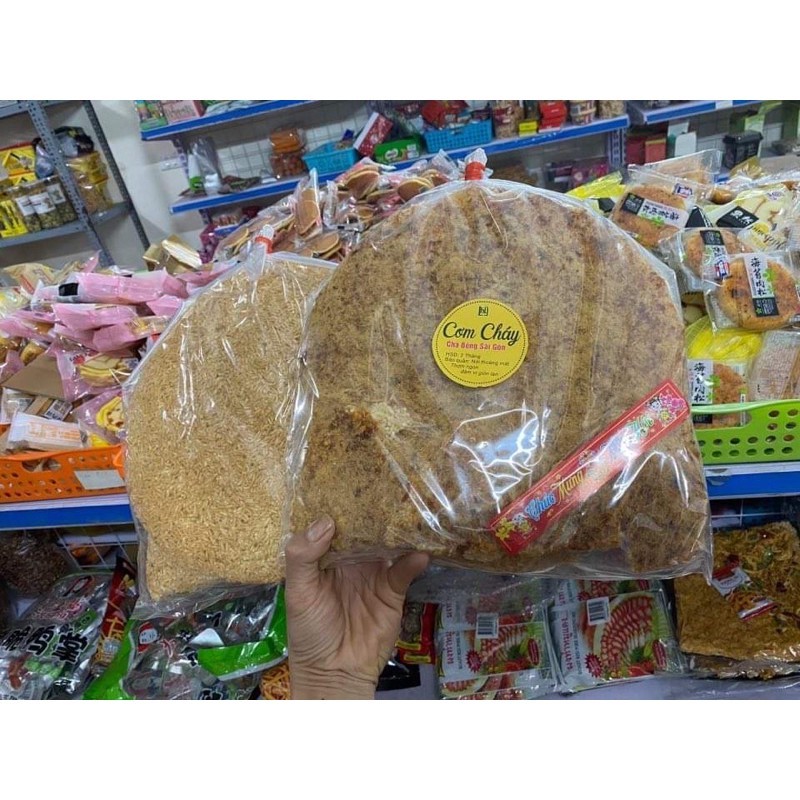 Cơm cháy siêu ruốc Sài Gòn giòn ngon gói to 103k/ 1 gói (khoảng 500g-600g)