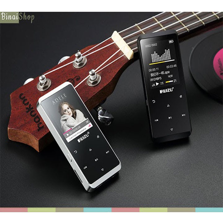  Máy nghe nhạc Lossless Bluetooth Ruizu D02 Loa ngoài, kim loại nguyên khối