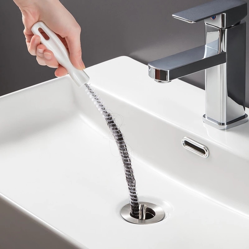 Dụng Cụ Vệ Sinh Ống Thoát Nước Bồn Rửa Chén/Nhà Bếp Dạng Cong Đa Năng Tiện Dụng