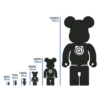Đồ chơi gấu bụng phệ Bearbrick 400%