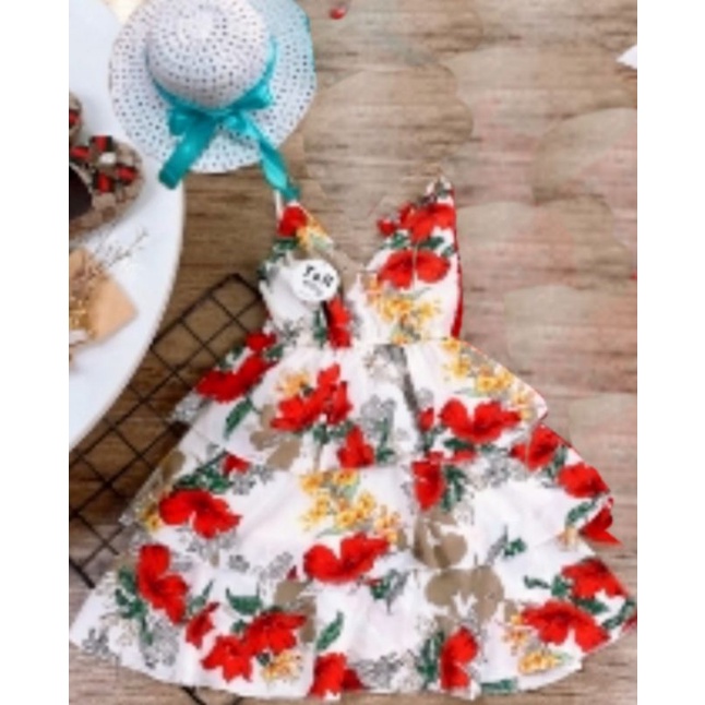 combo đầm macxi kèm nón 15_25kg