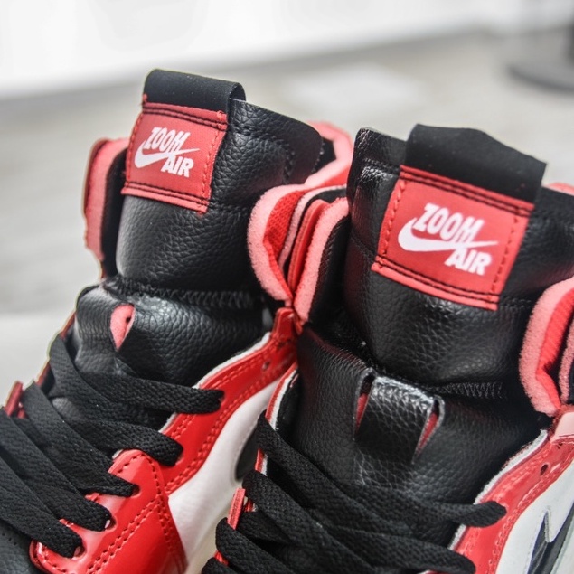 Giày Air Jordan 1 High Zoom " Patent Bred "