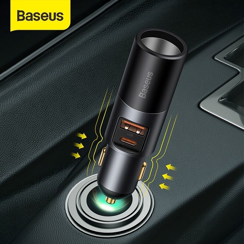 Tẩu Sạc Nhanh Baseus 120w Cổng Type-C Usb Cho Ios Android Iphone 12 Pro Xiaomi