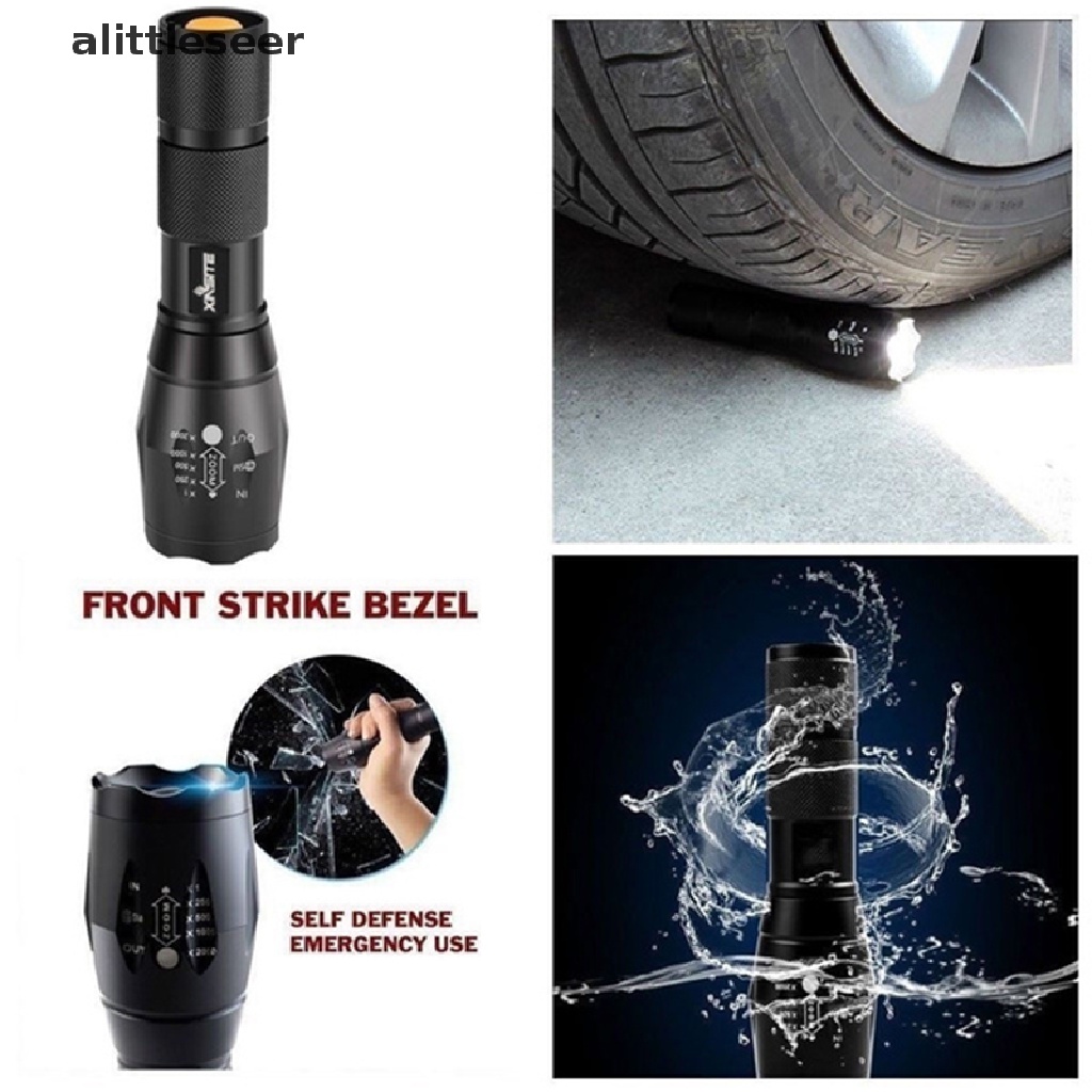 【ER】 T6 Tactical Military LED Flashlight 980000LM Zoomable 5-Mode  .