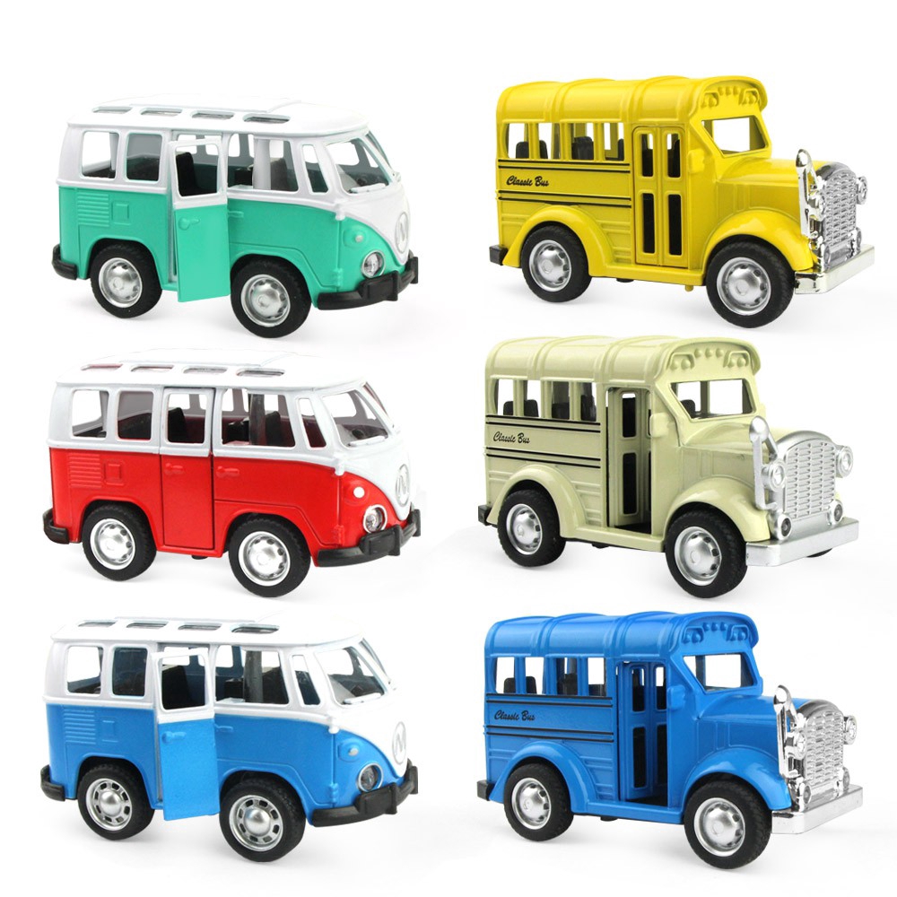 Mô Hình Xe Buýt Mini Tỉ Lệ 1: 35