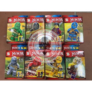 Bộ xếp hình SY 282 minifigures ninjago mô hình lắp ráp nhân vật Jay Zane Kai LLoyd Nya Cole