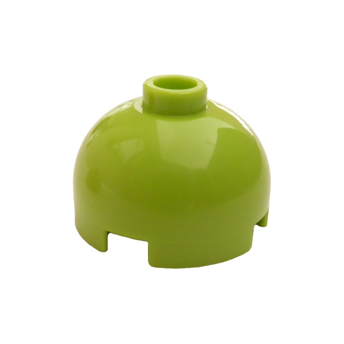 -30367-Brick, Round 2 x 2 Dome Top - Hollow Stud with Bottom Axle Holder x Shape + Orientation