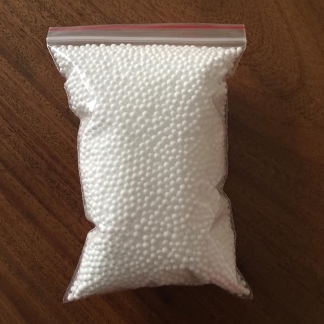 Túi hạt xốp màu trắng