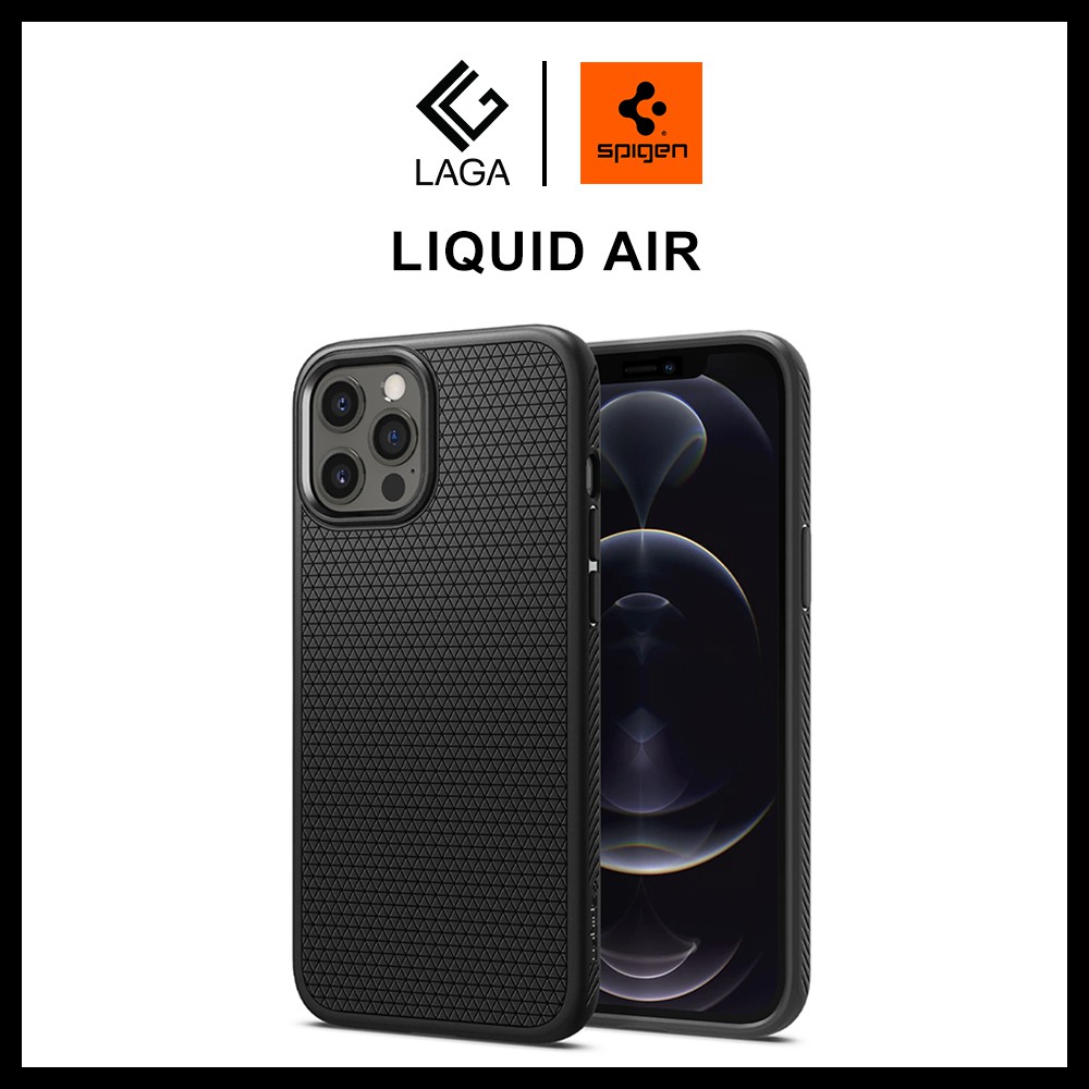 Ốp Lưng Spigen Liquid Air iPhone 12 Pro Max / 12 Pro / 12 / 11 Pro Max / 11