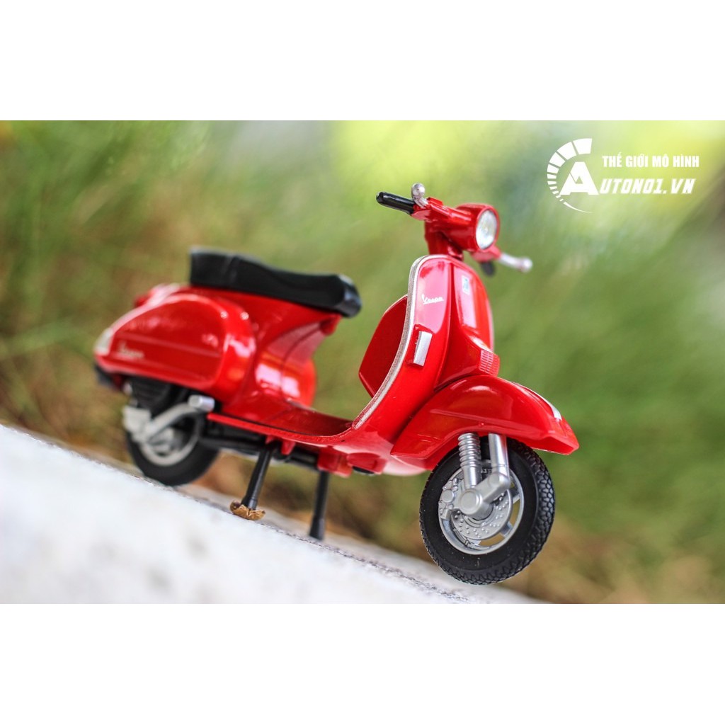 MÔ HÌNH XE VESPA PX 2016 RED 1:18 WELLY 7171B