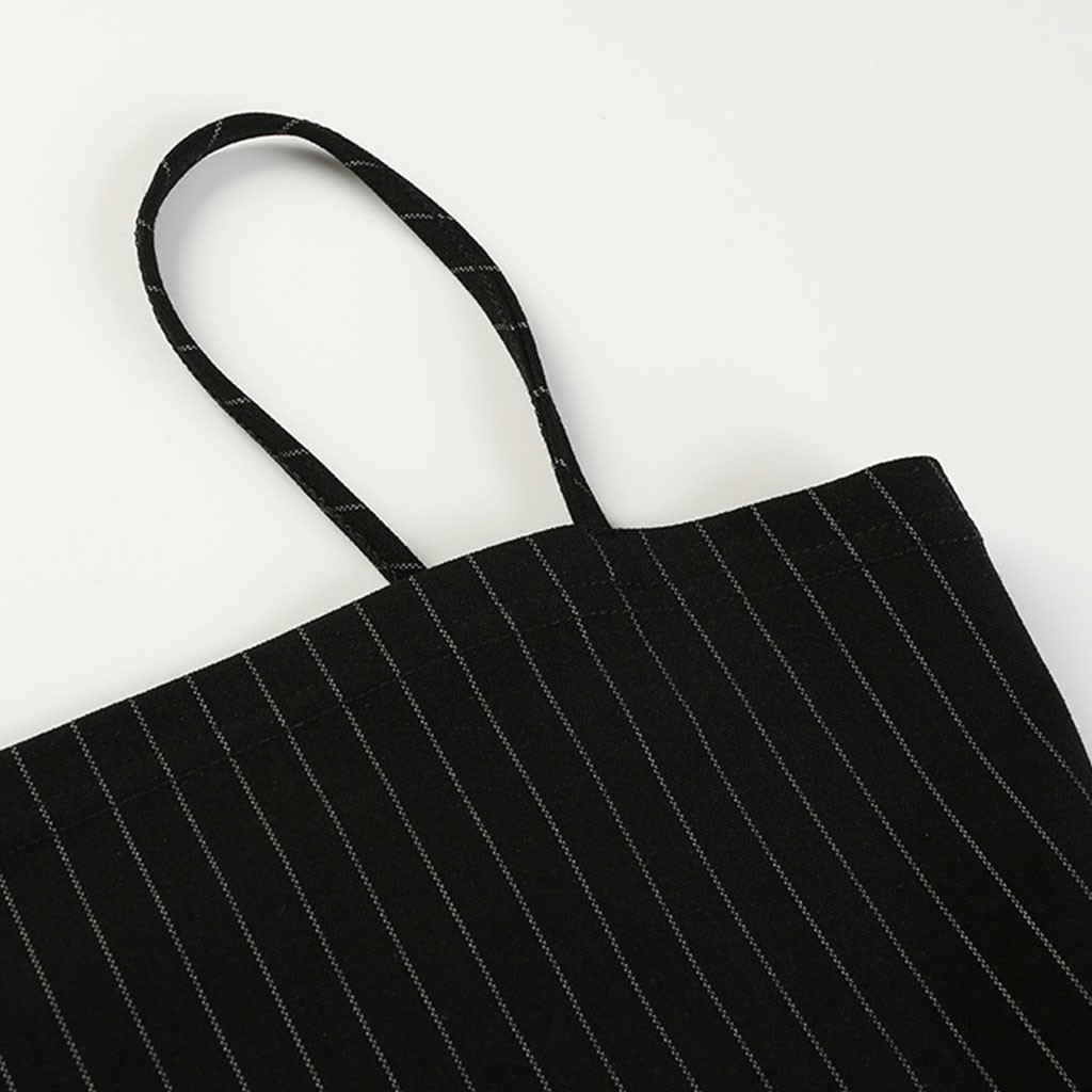 Áo Croptop Sát Nách Hoạ Tiết Kẻ Sọc Cho Phái Nữ