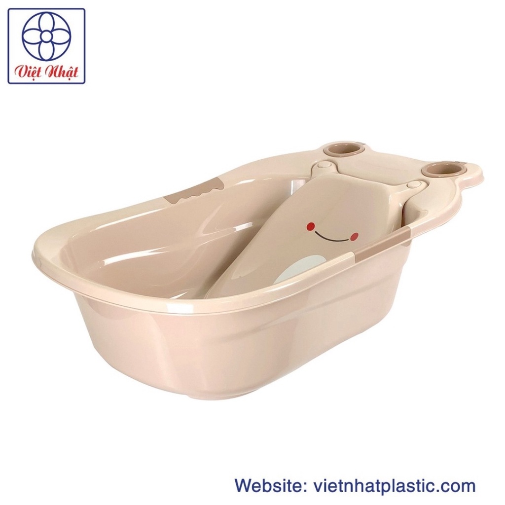 Chậu Tắm Ếch HOKORI Cao Cấp Cho Bé - Hàng Công Ty Việt Nhật Plastic KT 85*50*32 cm