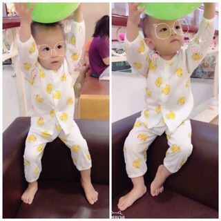 Combo 5 Bộ cotton cài cúc