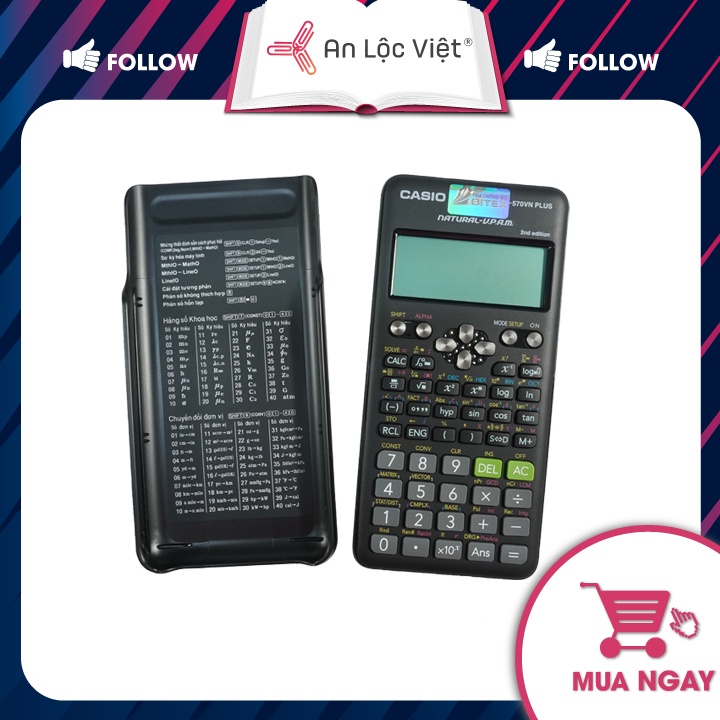 Máy tính Casio FX-570VN PLUS 2nd edition, FX 580VNX chính hãng