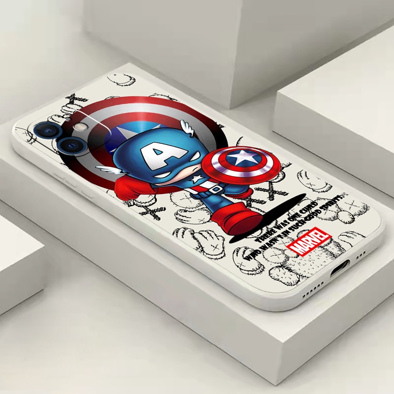 Ốp Điện Thoại TPU Mềm Hình Người Nhện/Người Sắt Cho iPhone 11 Pro MAX iPhone 7 8 Plus X XS MAX XR SE 2020
