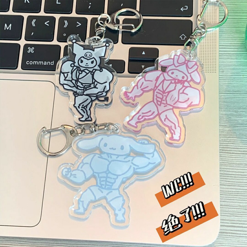 Móc Khóa Acrylic Hình Nhân Vật Hoạt Hình Dễ Thương