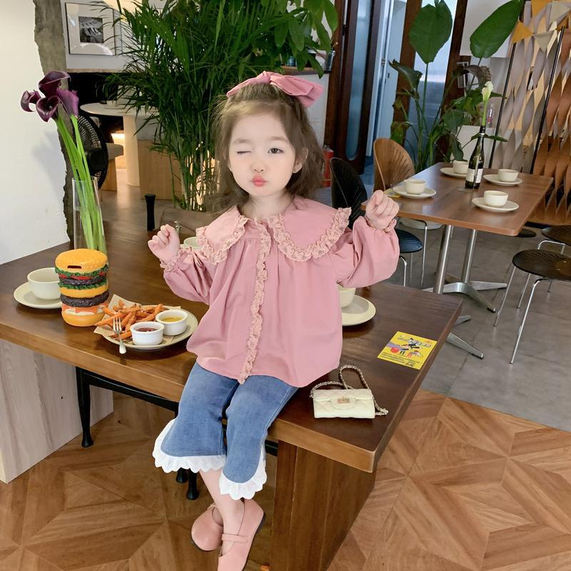 [Hàng Có Sẵn] Set Áo Sơ Mi Dáng Rộng Phong Cách Phương Tây Thời Trang Xuân Thu Cho Nữ