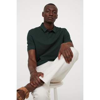 Áo HM Auth Slim Fit Polo shirt