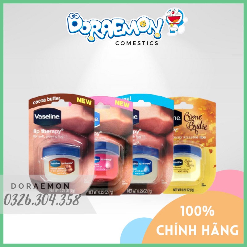 Son dưỡng môi Vaseline Mỹ [HÀNG CHÍNH HÃNG] MÔI XINH CĂNG MỌNG KHÔNG CÒN NỨT NẺ