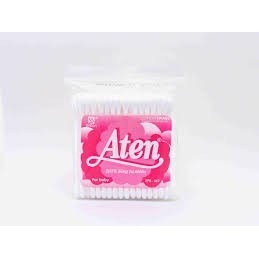 Tăm Bông Aten Kháng Khuẩn Người Lớn Vệ Sinh Tai Mũi, Bông Ngoáy Tai Aten An Toàn Tiêu Chuẩn Thụy Sĩ