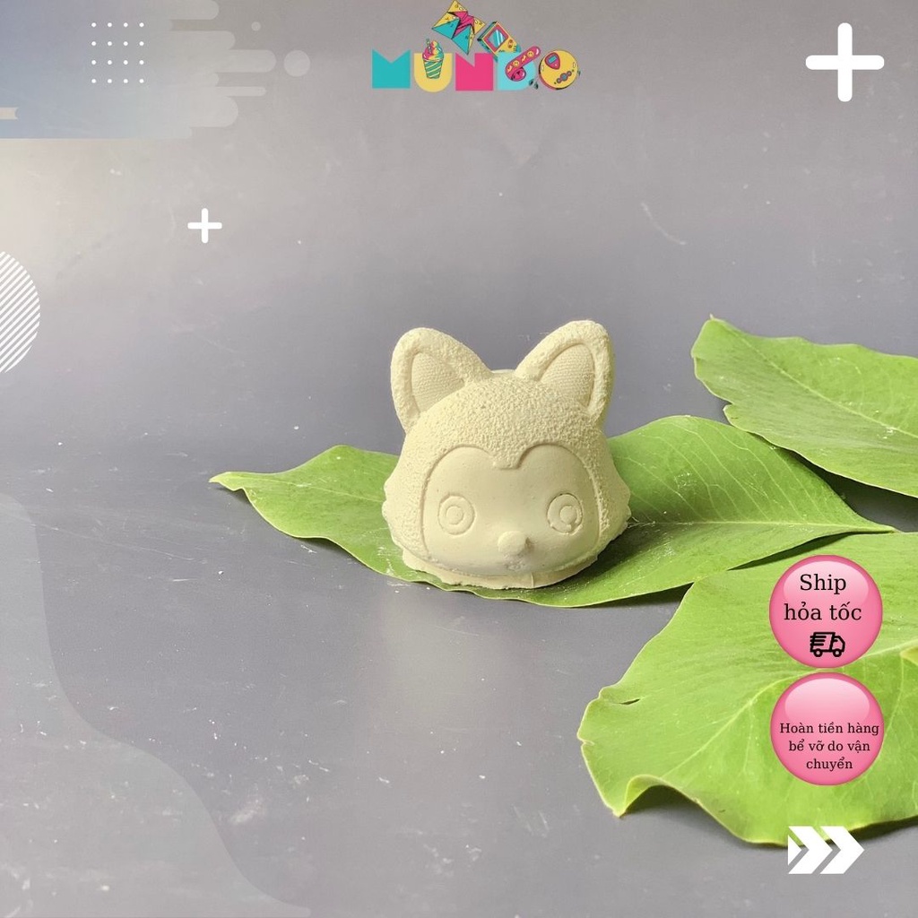 Tượng Tô Màu Cao Cấp Chọn Mẫu SIZE M Pinkfong, Tượng Thạch Cao MUNDO