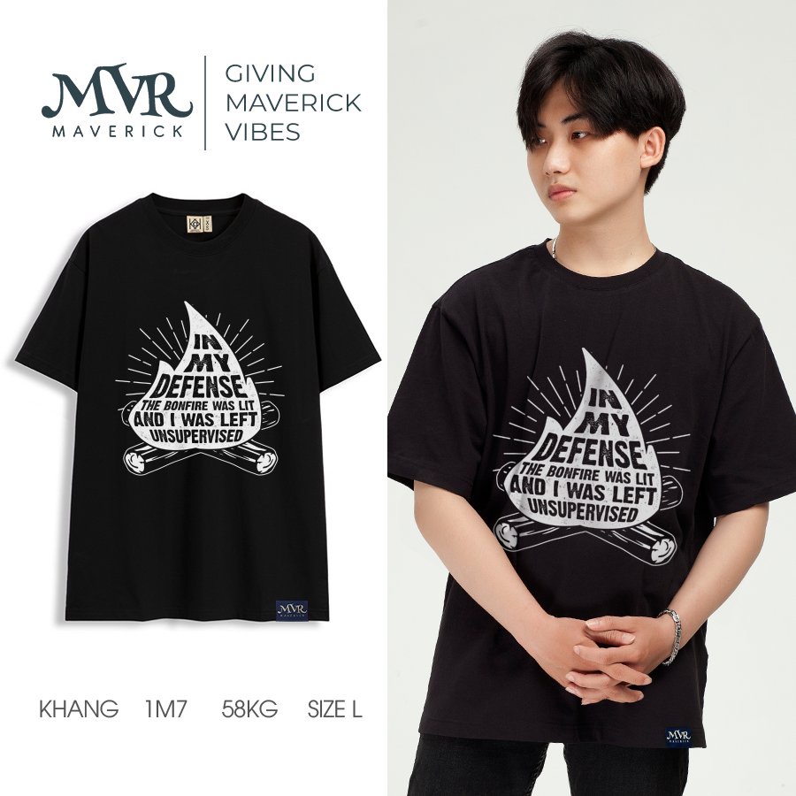 Áo thun unisex phông trắng in hình team nhóm cắm trại du lịch dụng cụ đốt lửa trại đồ đánh lửa vải mát MVR KK730