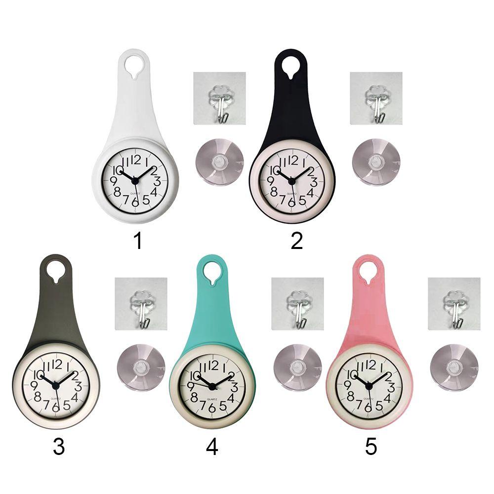 BTLIMER Đồng Hồ Treo Tường Mini Chống Thấm Nước Chạy Bằng Pin Tiện Dụng