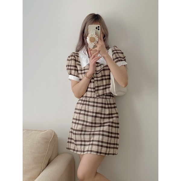 SET CARO CỔ SEN