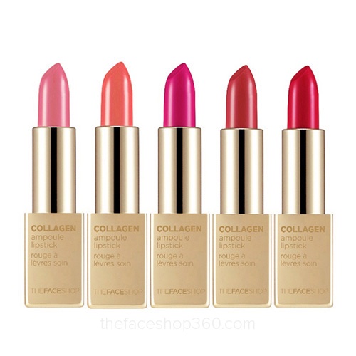 Son Thỏi Collagen Ampoule Lipstick The Face Shop