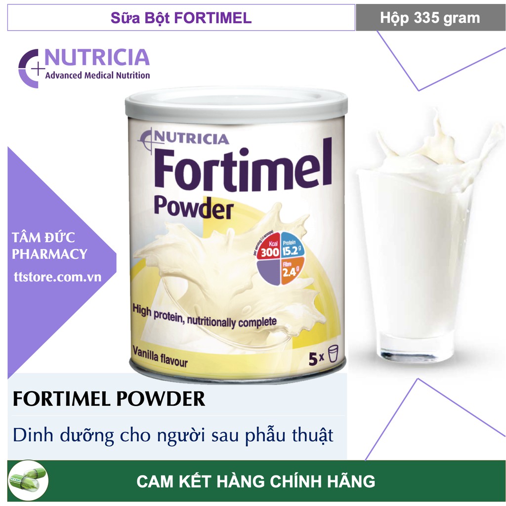 FORTIMEL [Hộp 335g] - Sữa bột forrtimel dinh dưỡng cho người sau mổ / phẫu thuật [forticare]