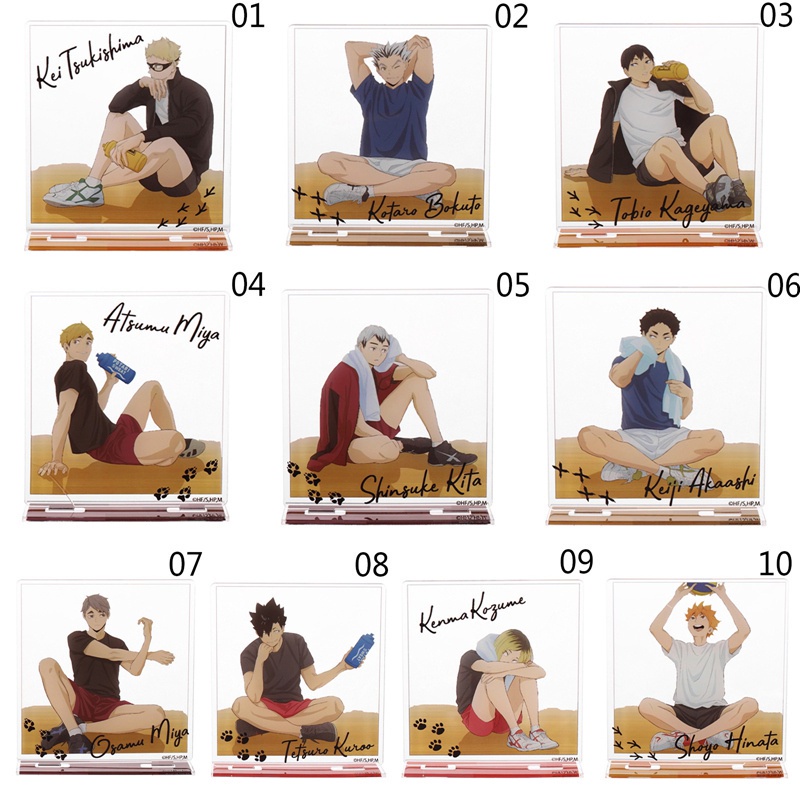 Tmdbyx Standee thiết kế nhiều họa tiết nhân vật phim hoạt hình Haikyuu!!