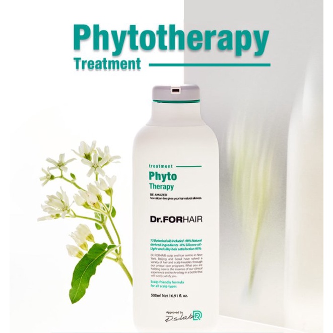 Dầu xả cho da nhạy cảm, dầu xả dưỡng tóc cho da đầu nhạy cảm Dr.FORHAIR Phyto Therapy Treatment gói 10ml