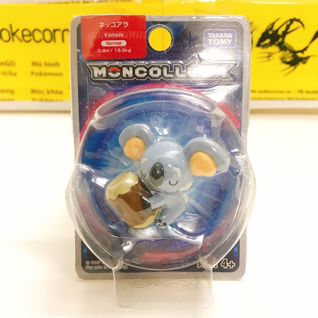 Mô Hình Pokemon Komala của Takara TOMY Standard Size 4cm - Pokemon Figure Moncolle Shop PokeCorner