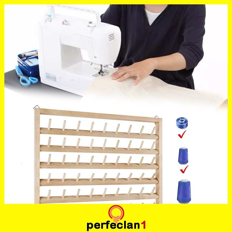Giá Đỡ 54 Cuộn Chỉ Thêu Treo Tường Perfeclan1