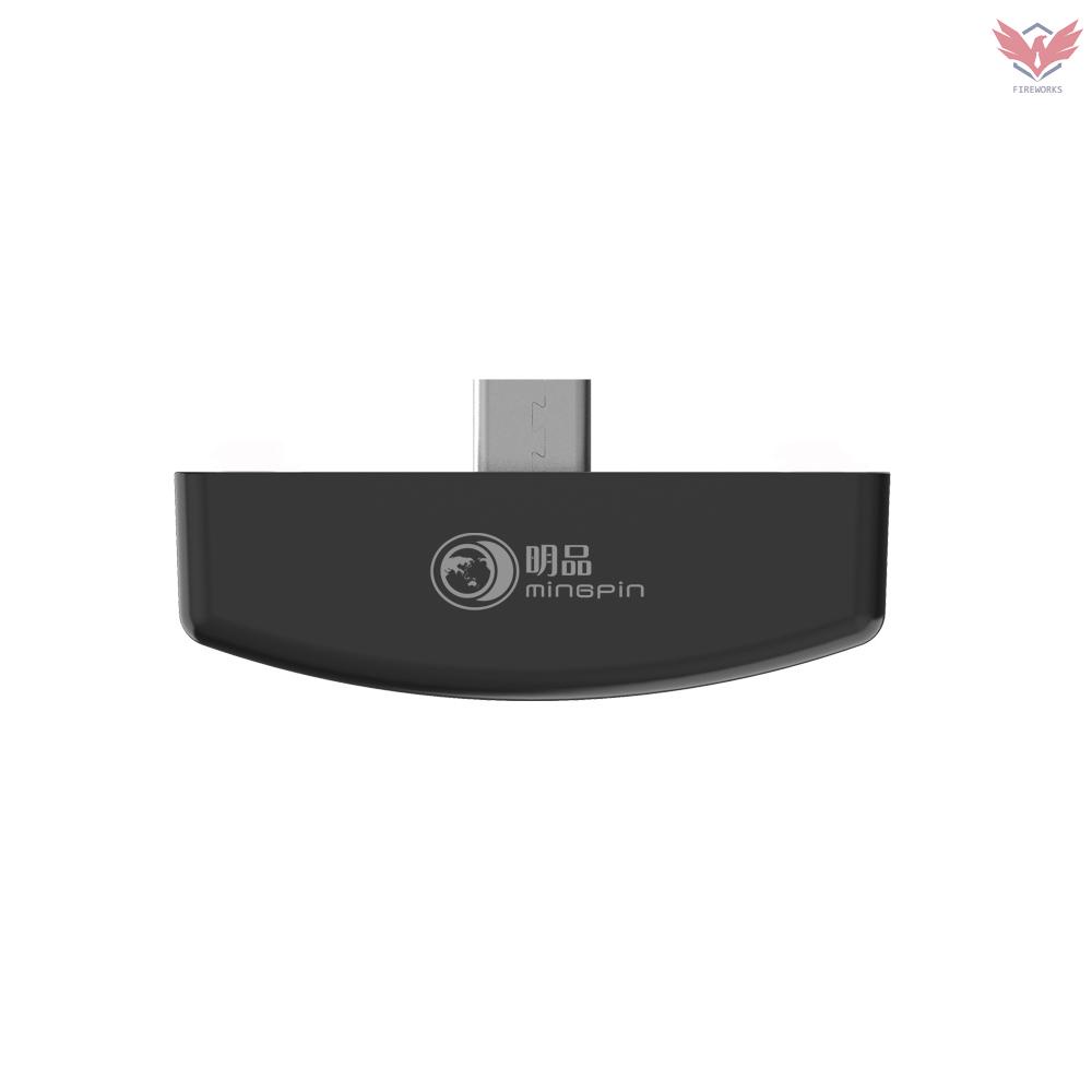 A1 Gaming Wireless BT Audio USB Transmitter Built- in Digital Microphone Replacement for Nintendo Switch/PS4/PS3/PC Black