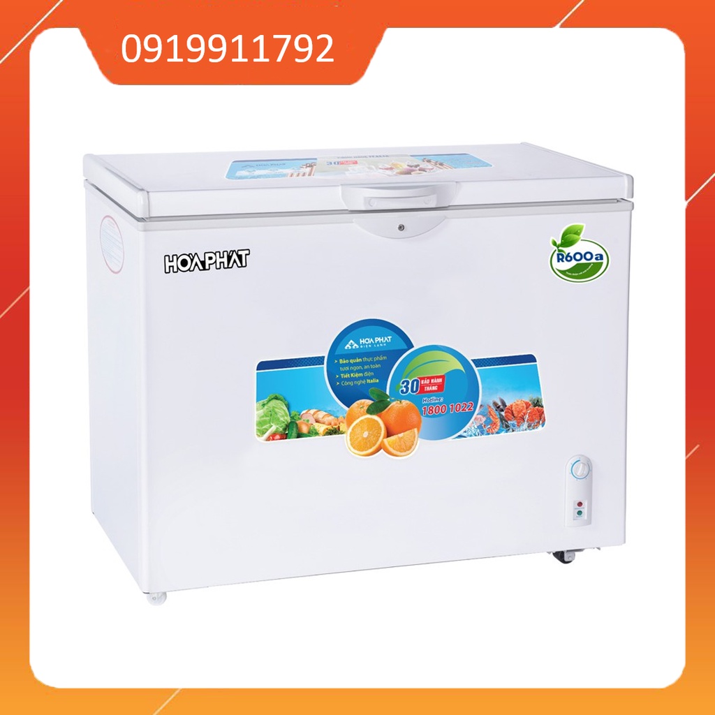 Tủ đông Hòa Phát HCF 336S1Đ1 162 lít dàn đồng tủ mini 1 ngăn
