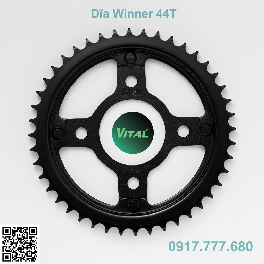 Dĩa Winner VITAL: dùng cho xe Sonic, Nova Dash 125, CD 125/150, CBR 150, CBR150 - R cũ