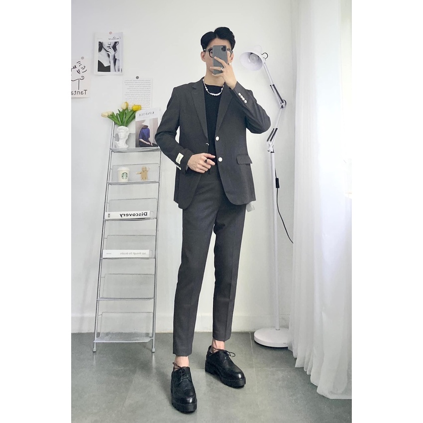 Set Bộ Vest Nam Siêu Đẹp Phong Cách Hàn Quốc Dành Cho Nam Giới