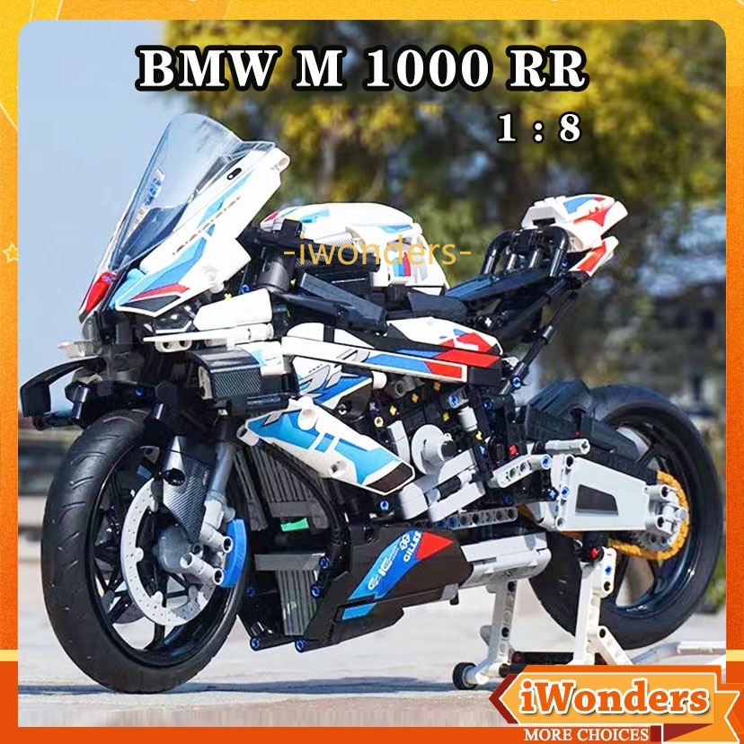 Set 1920 / 42130 Khối Lắp Ráp Xe Mô Tô BMW M 1000 RR MOC Kỹ Thuật Sáng Tạo Cho Bé Trai Kids education toys