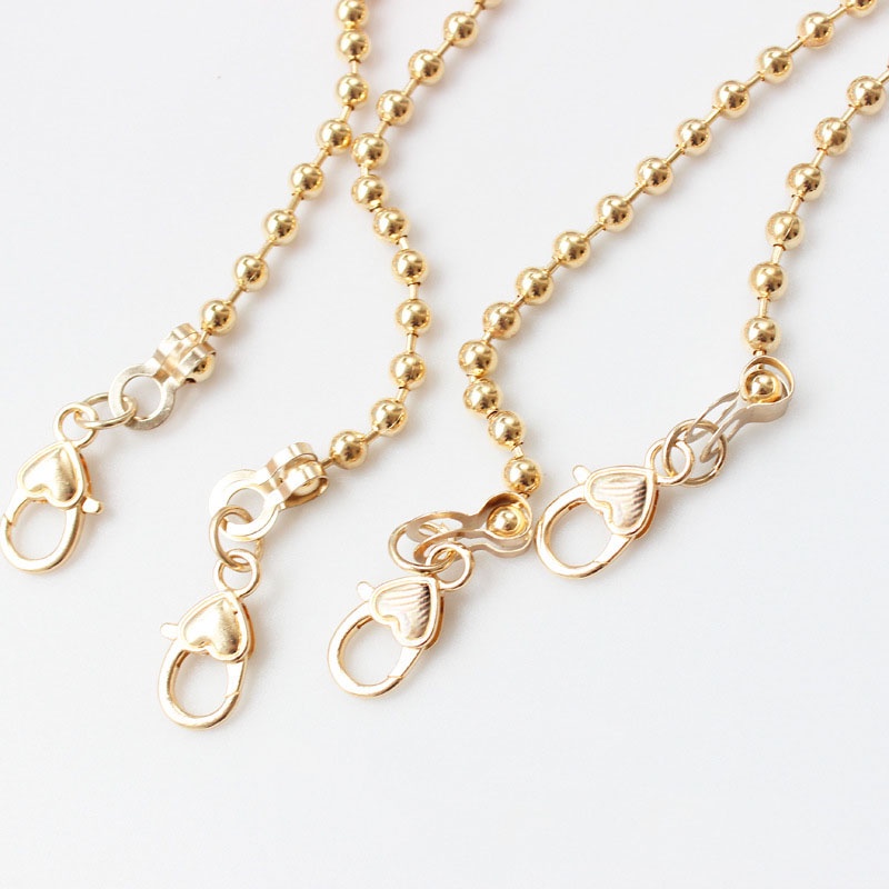 Dây Xích Túi Xách Chuỗi Hạt Càng Cua Tim 6mm L1256 - LoanTay