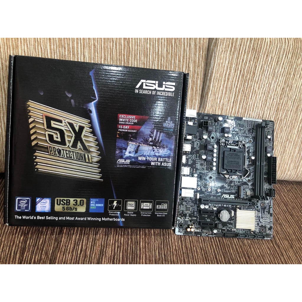 Bo mạch chủ main ASUS H110M-E