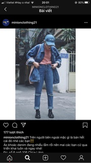 Áo Bò Denim màu xanh đậm