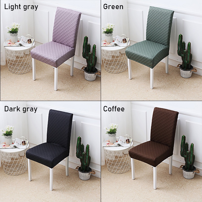 Áo phủ ghế MENGNI dày dạng lưới màu trơn