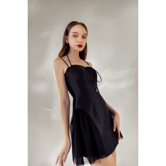 MOIRÉ - Váy phối lưới Kylie Dress