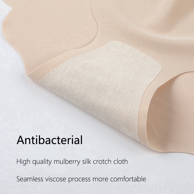 Quần lót mềm siêu mỏng không đường may màu trơn quyến rũ thoải mái M-XL dành cho nữ